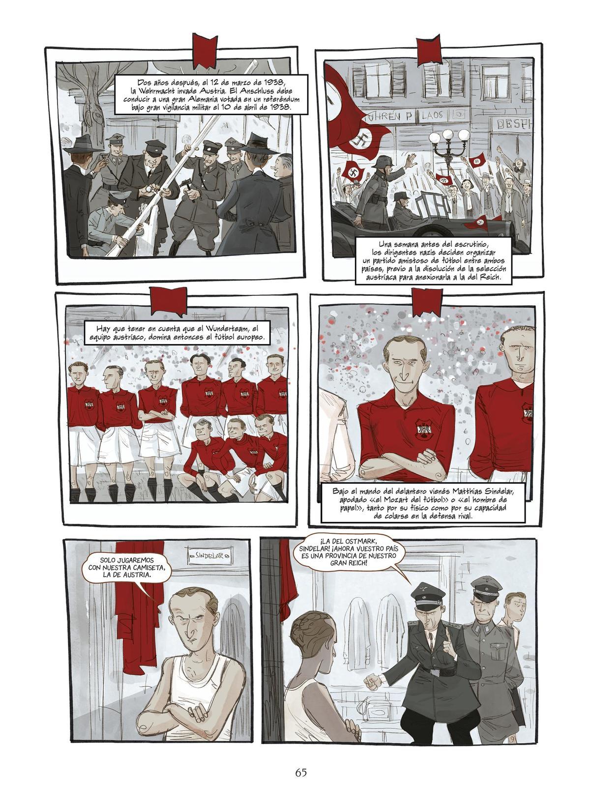 Páginas interiores de 'La otra historia del fútbol'