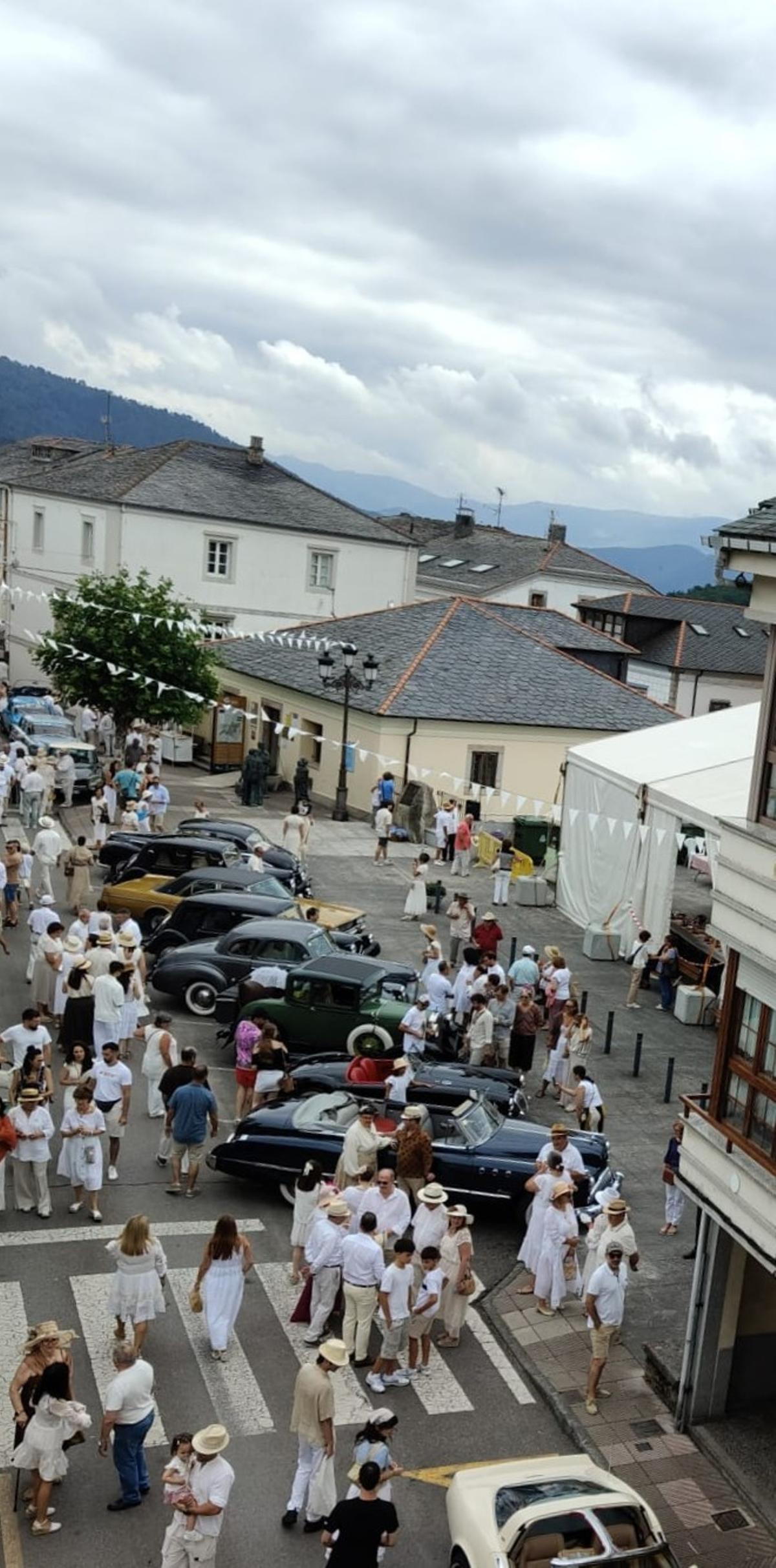 Ambiente en Boal en la celebración “Volven os americanos”.