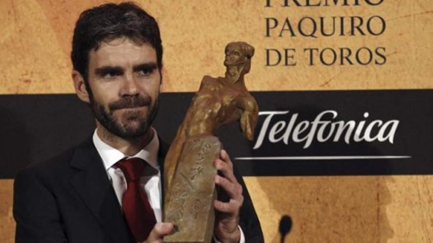 José Tomás recibe el premio Paquiro por segundo año consecutivo