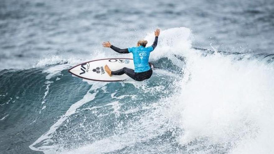 La norteamericana Sage Erickson, ganadora de Pantín Classic Surf en 2012 y 2016.