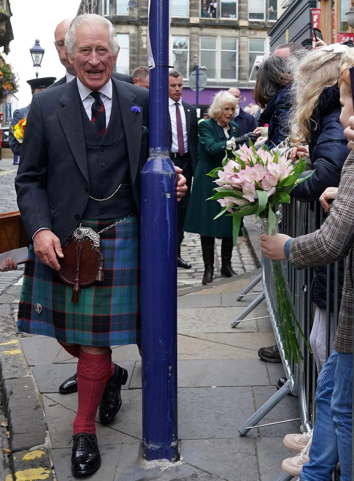 El rey Carlos III y Camila vuelven a Escocia: primer acto público tras el luto por la reina Isabel