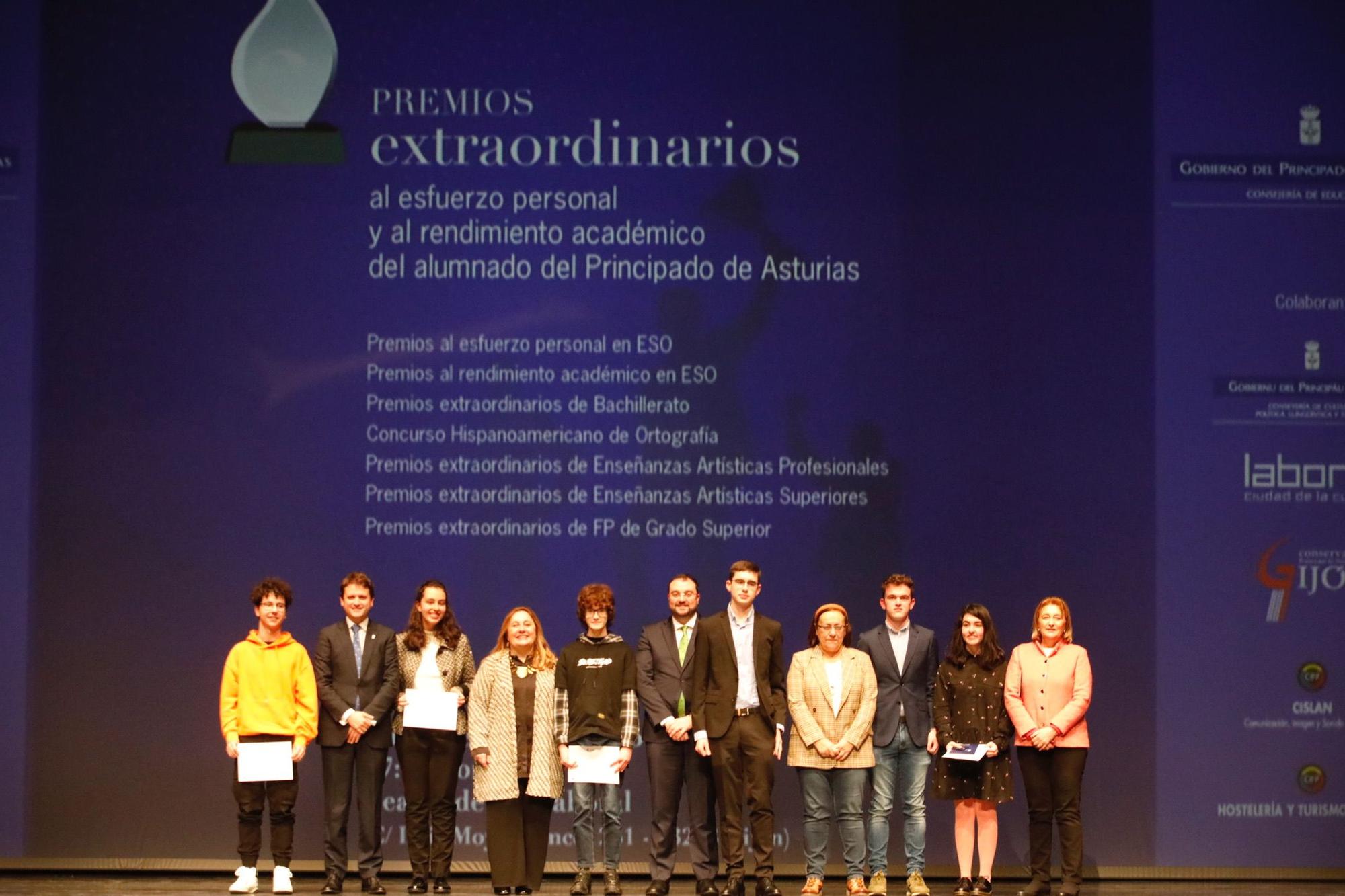 En imágenes: Así fue la ceremonia de entrega de los premios extraordinarios al esfuerzo personal