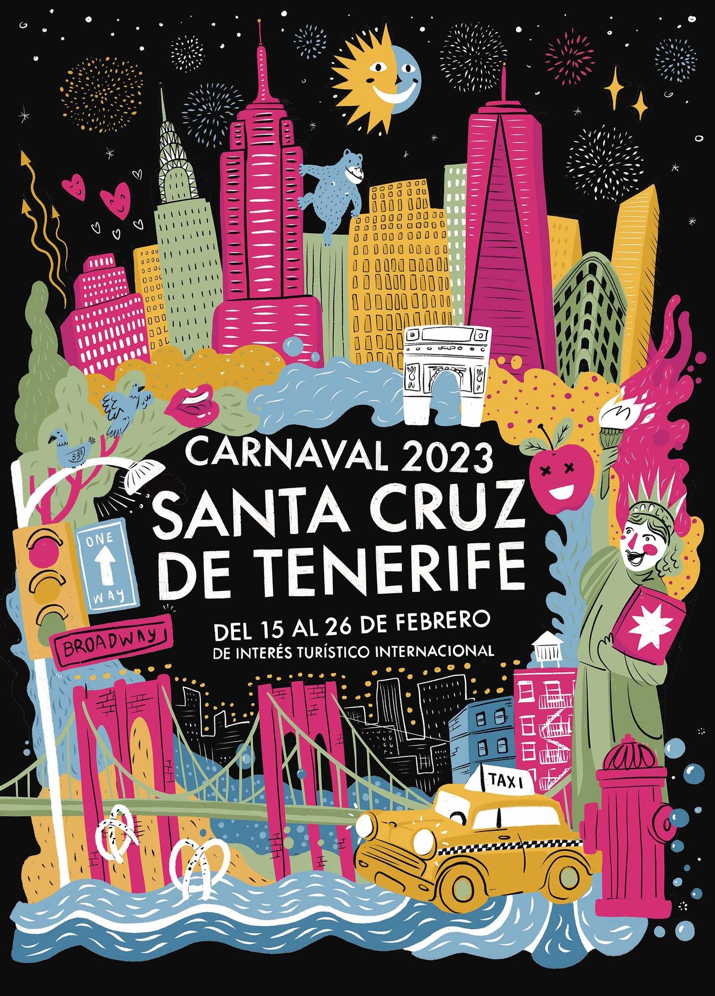 Estos son los finalistas en el concurso del Cartel del Carnaval de Santa Cruz de Tenerife