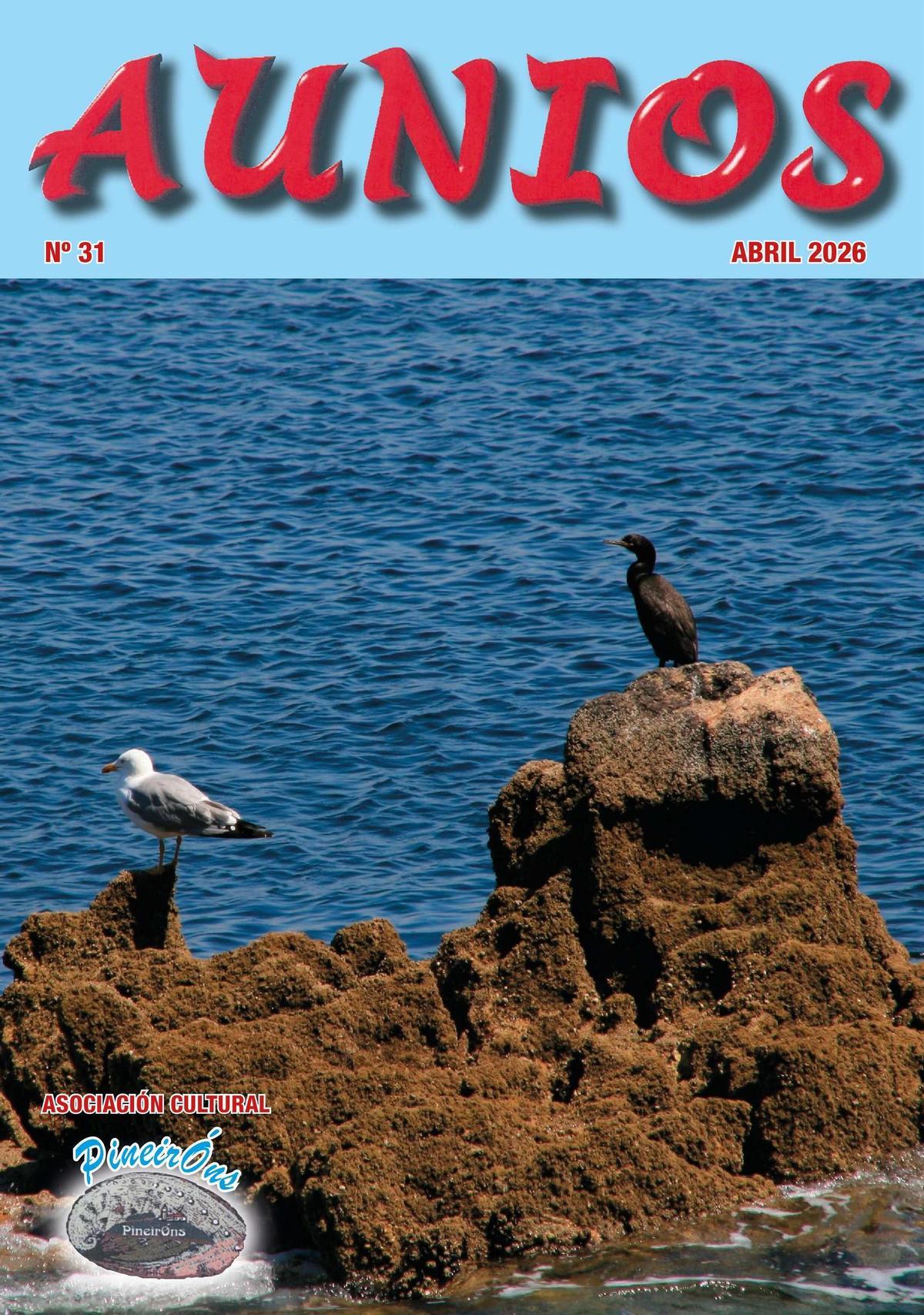 La portada del nuevo número de la revista "Aunios", que alcanza el 31.
