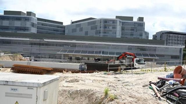 Estado de las obras del complejo hospitalario.