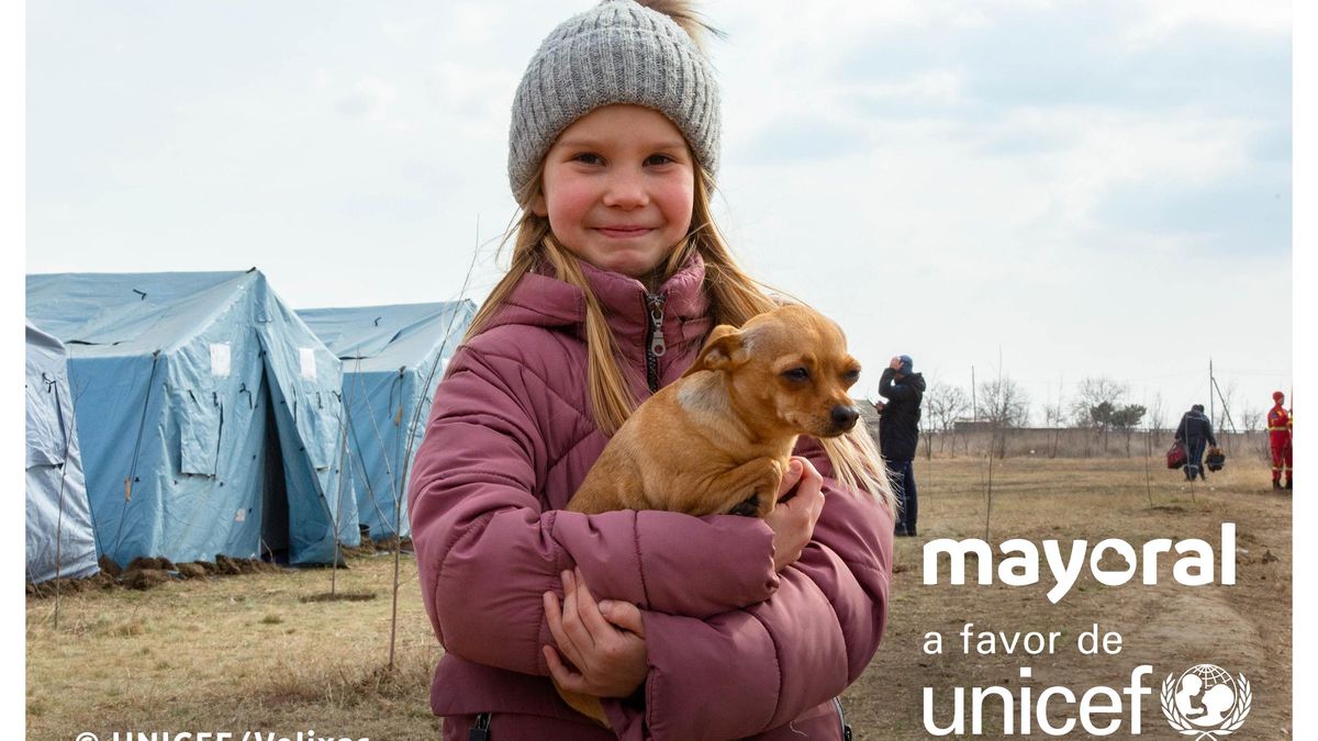 Campaña de ayuda de Mayoral y Unicef