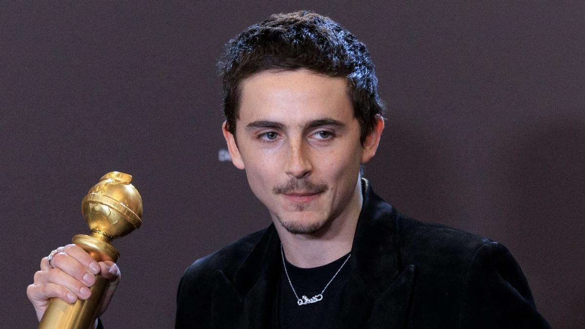 Timothee Chalamet se ha alzado con el Globo de Oro