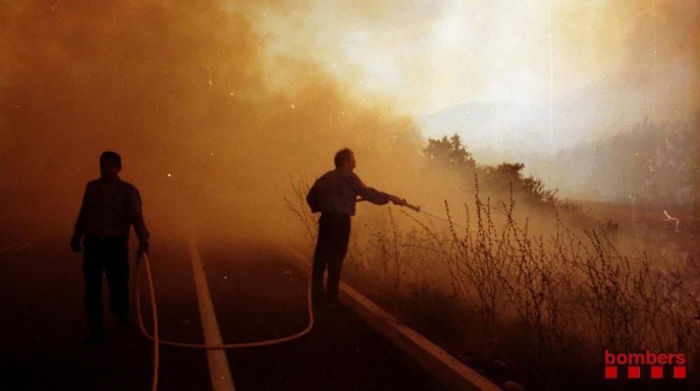 25 anys dels grans incendis que van cremar més de 45.000 hectàrees a Catalunya