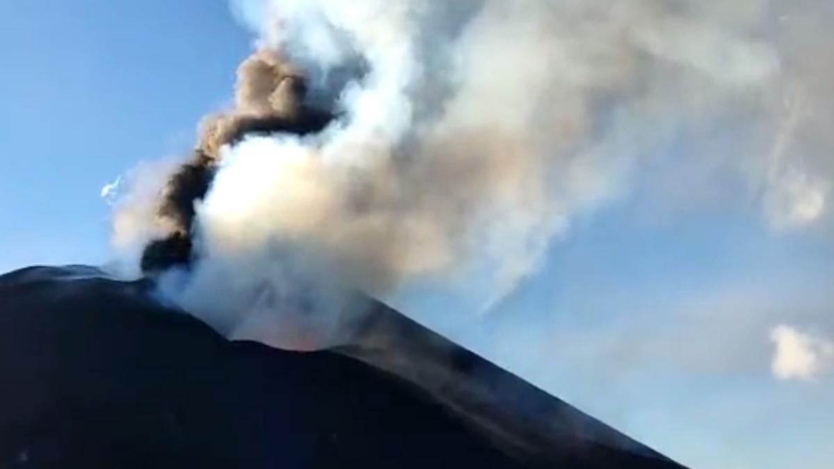 La erupción volcánica de La Palma, desde Tacande