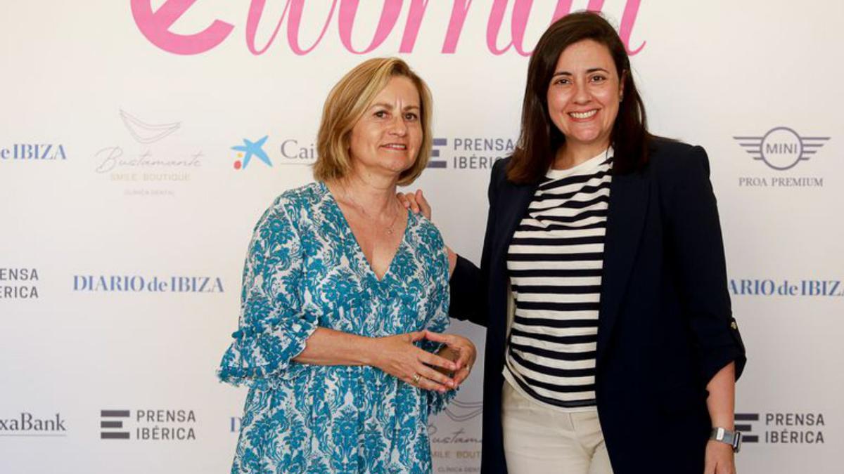 Susana Asenjo, de Diario de Ibiza, y Mari Àngels Marí, de Pimeef.