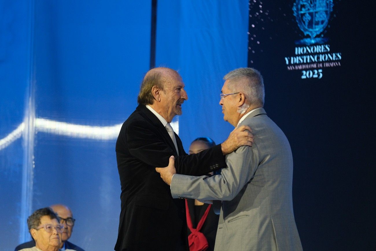 Gala de Honores y Distinciones de San Bartolomé de Tirajana