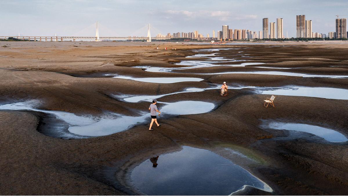 Sequía histórica en el río Yangtze, en China