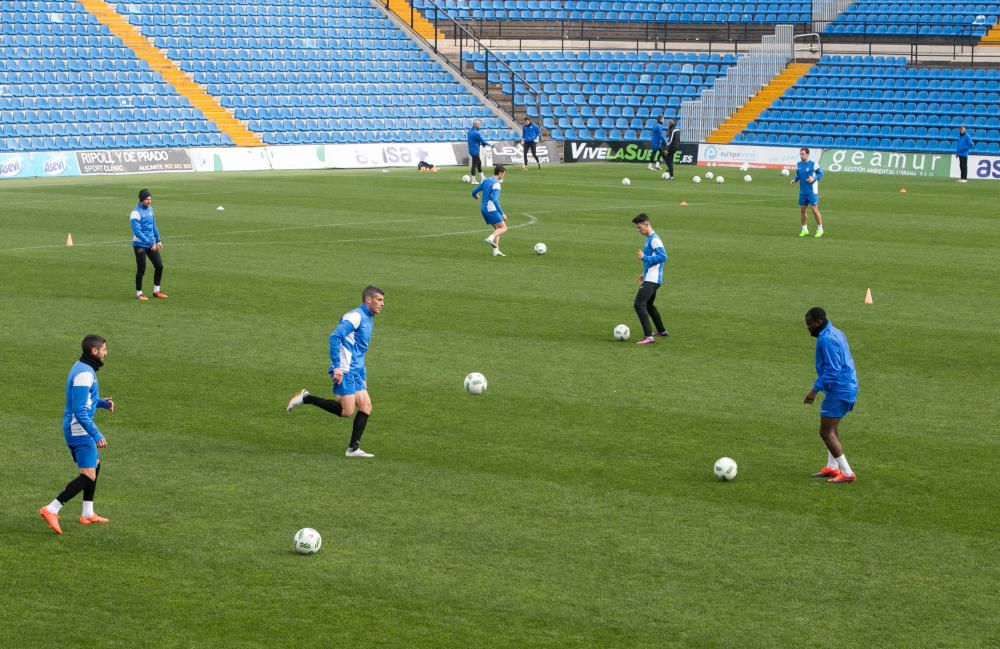 Delgado ya se entrena con el Hércules