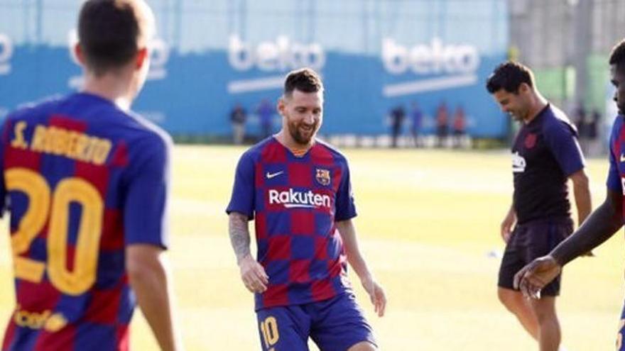 Messi sigue lesionado y no jugará contra el Betis