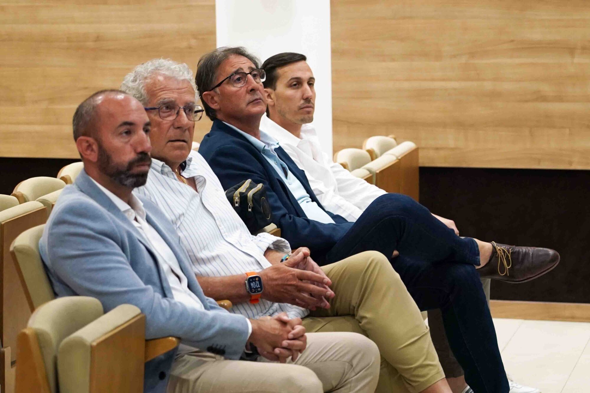 Despedida del jugador del Málaga CF, Dioni donde se ha despedido hoy en rueda de prensa