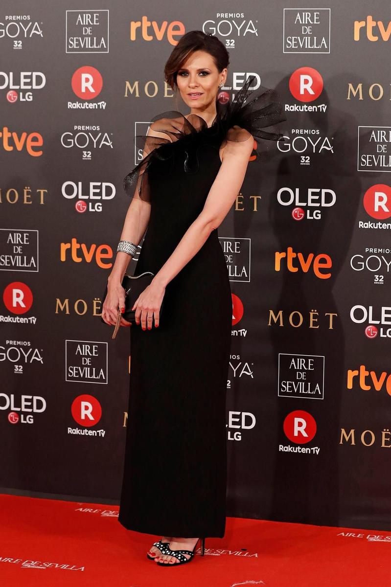 Elena Ballesteros en los Premios Goya 2018