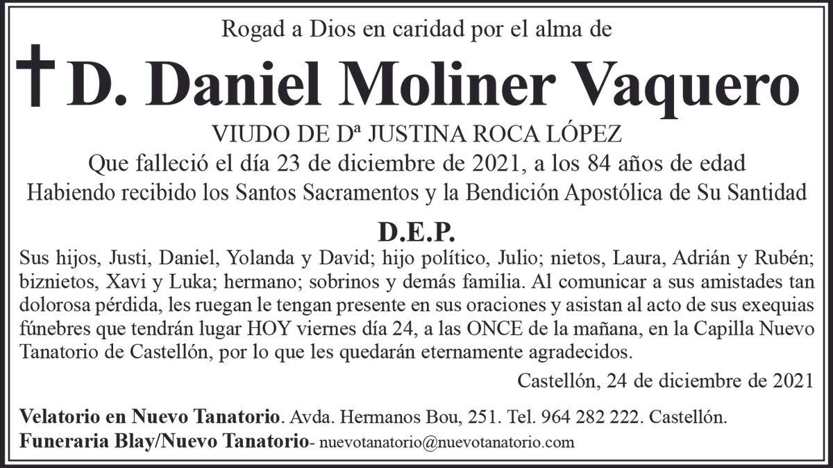 D. Daniel Moliner Vaquero