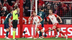 Kimmich celebrando su gol