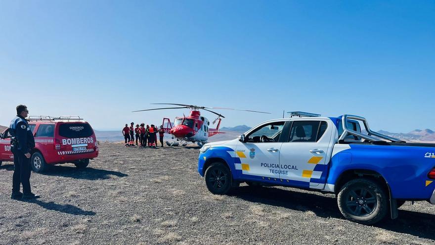 Rescatan a un senderista atrapado en un barranco de Canarias