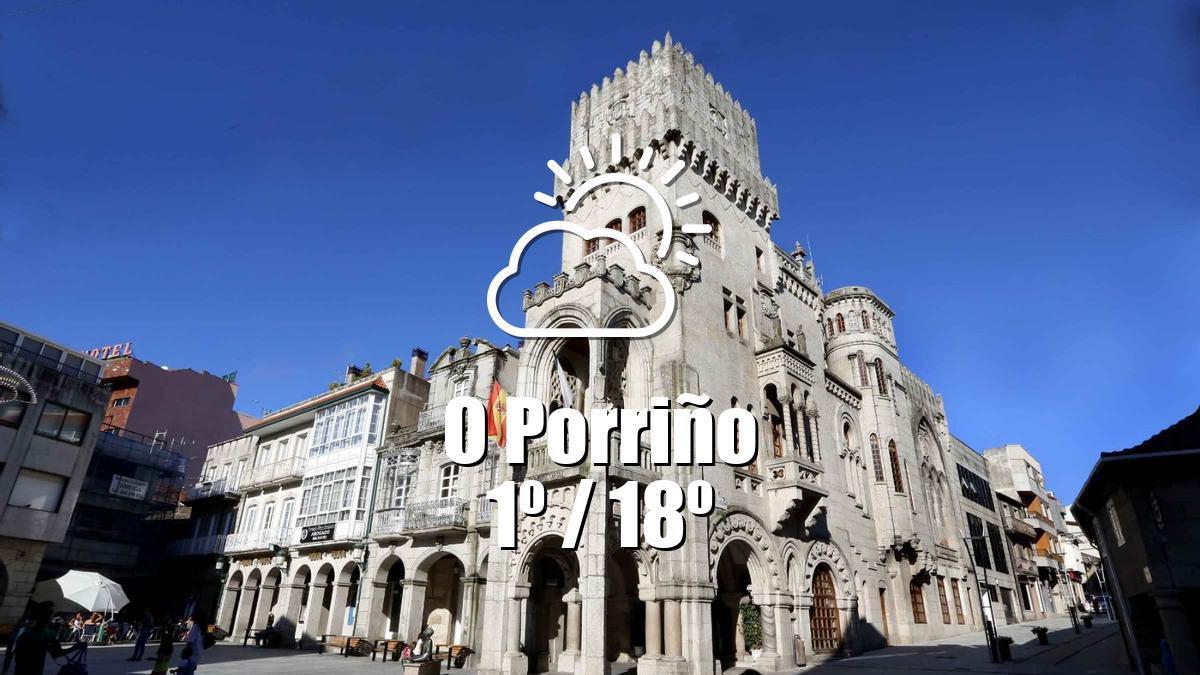 El tiempo en O Porriño: previsión meteorológica para hoy, sábado 21 de febrero