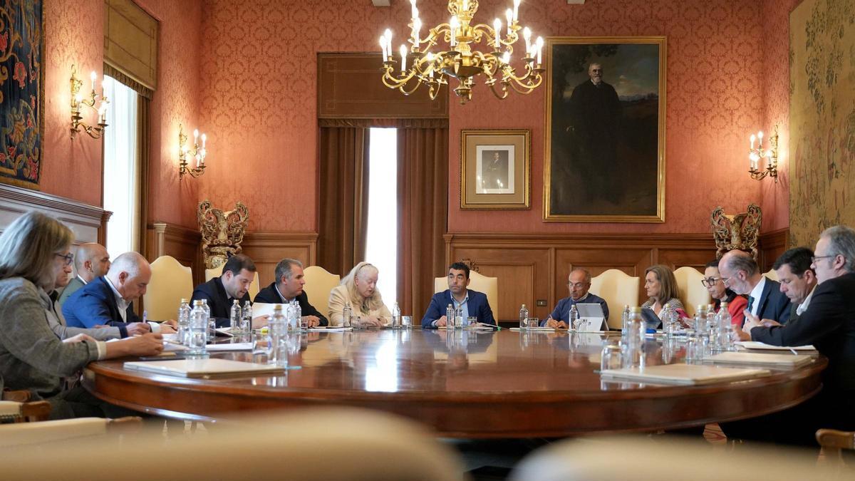 Imagen de la Xunta de Goberno de la Diputación de Pontevedra.