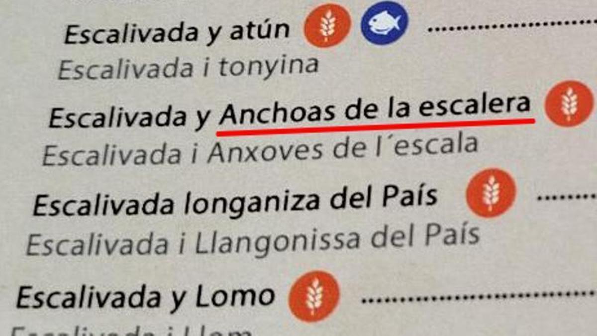 La carta amb l'error.