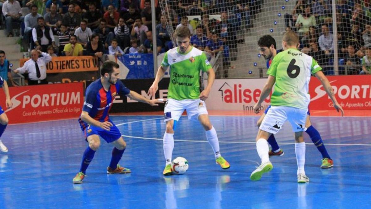 El Barça Lassa se mostró muy superior a Palma Futsal