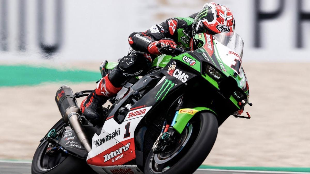 Rea durante la carrera en Assen