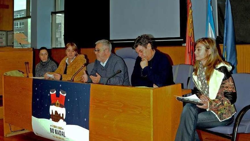 Presentación do programa de Nadal, onte no Concello. // G.Núñez