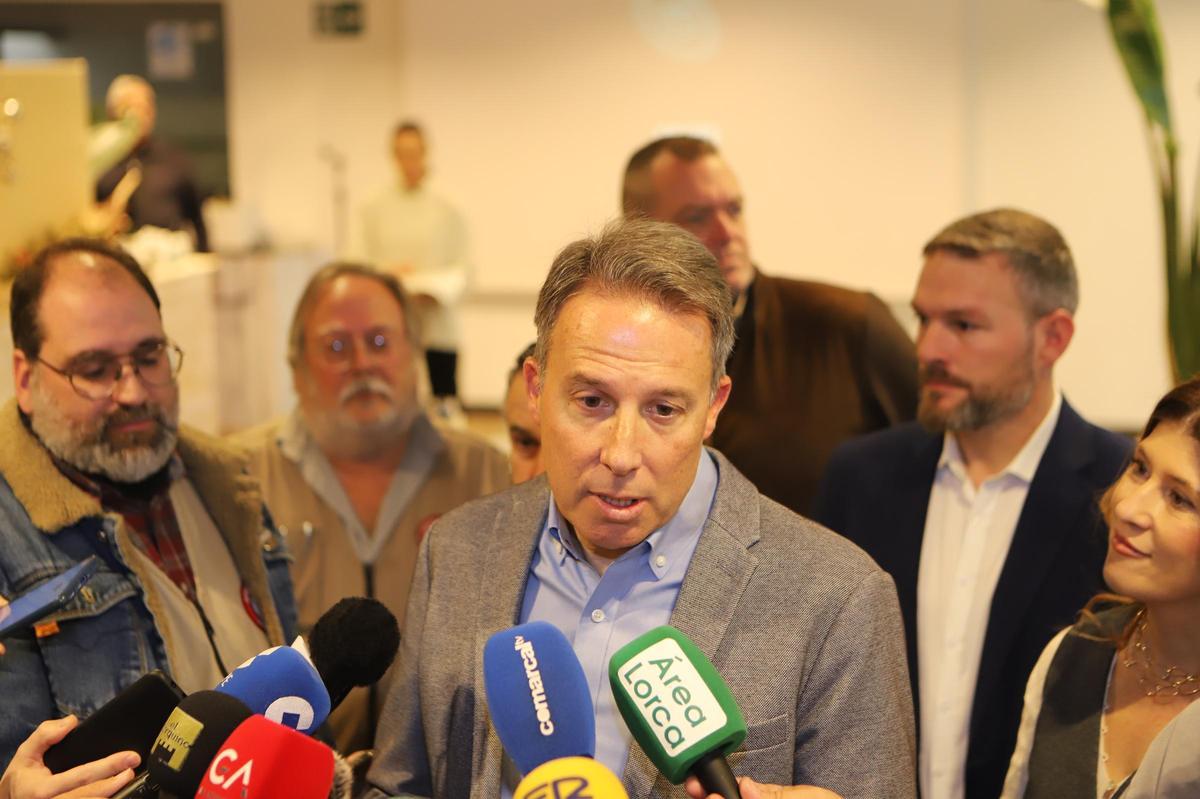 Gil Jódar durante su comparecencia.