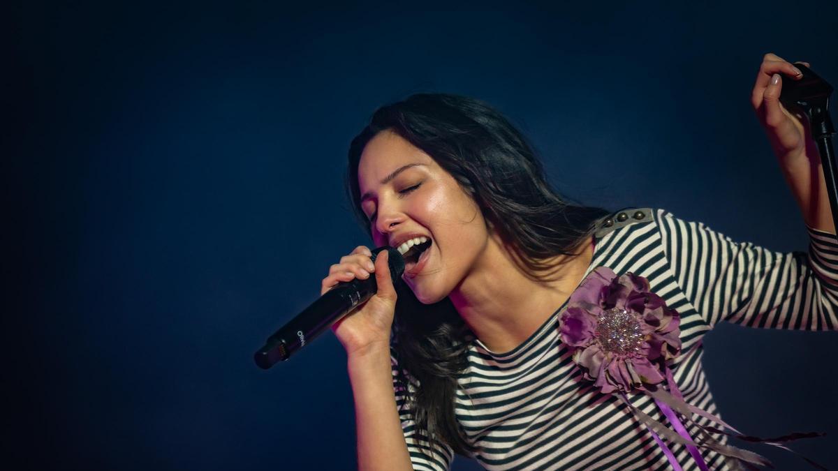 Olivia Rodrigo durant la seva actuació al Primavera Sound
