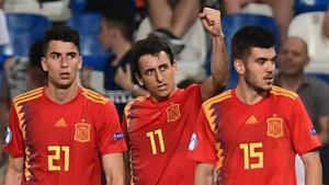 jdomenech48825429 spain s midfielder mikel oyarzabal  c  celebrates scoring a 190629192805
