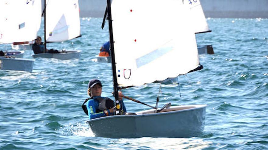 Miguel Jiménez, durante la competición en Punta Umbría.