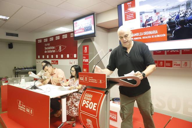 La asamblea del PSOE de Gijón