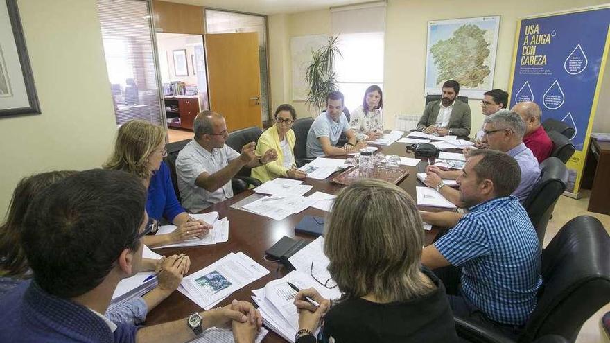 Reunión de ayer de la Oficina Técnica da Seca.