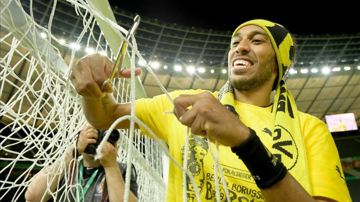 Aubameyang se proclamó máximo goleador de la última Bundesliga