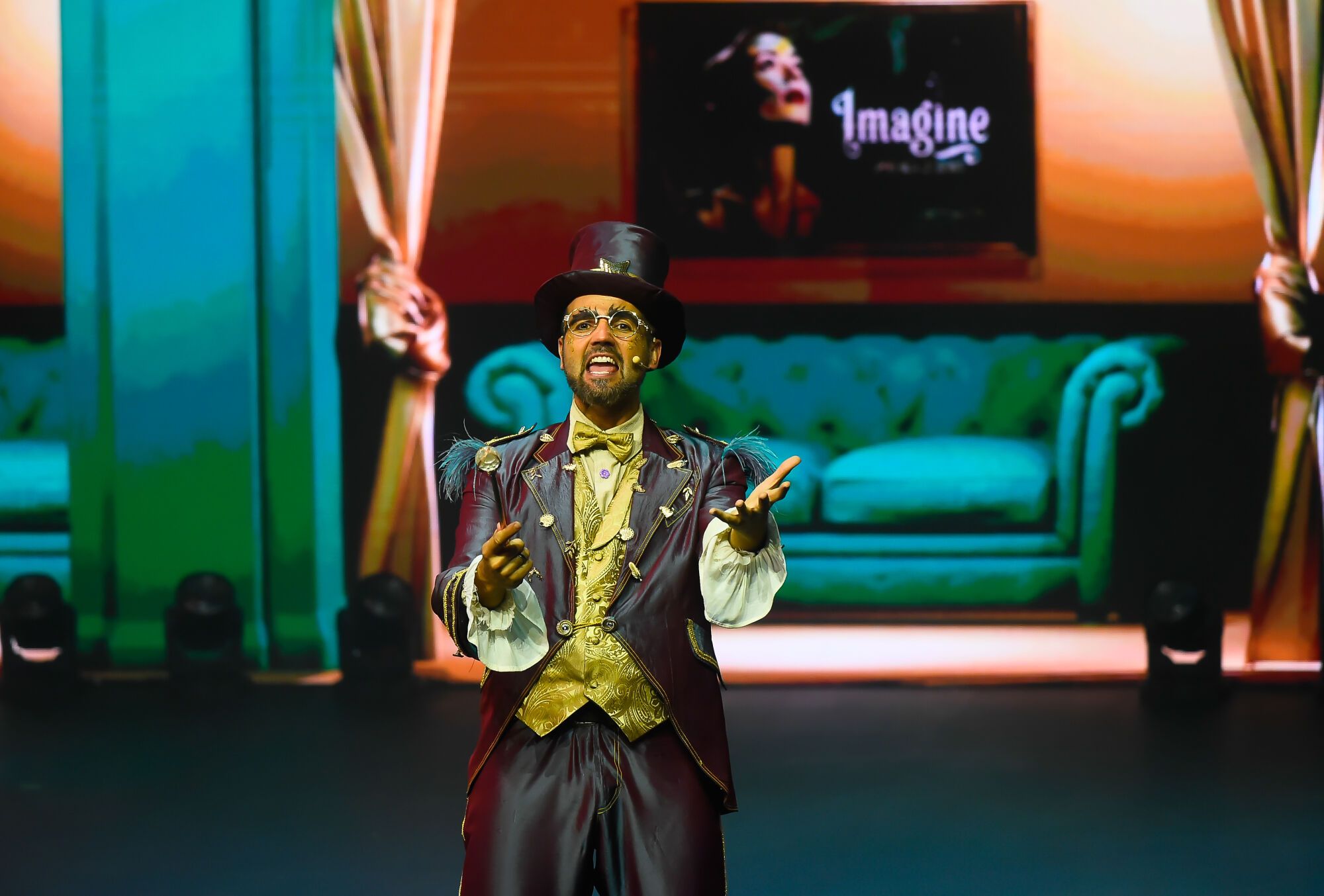 Pase a los medios de presentación del espectáculo de circo 'Imagine'