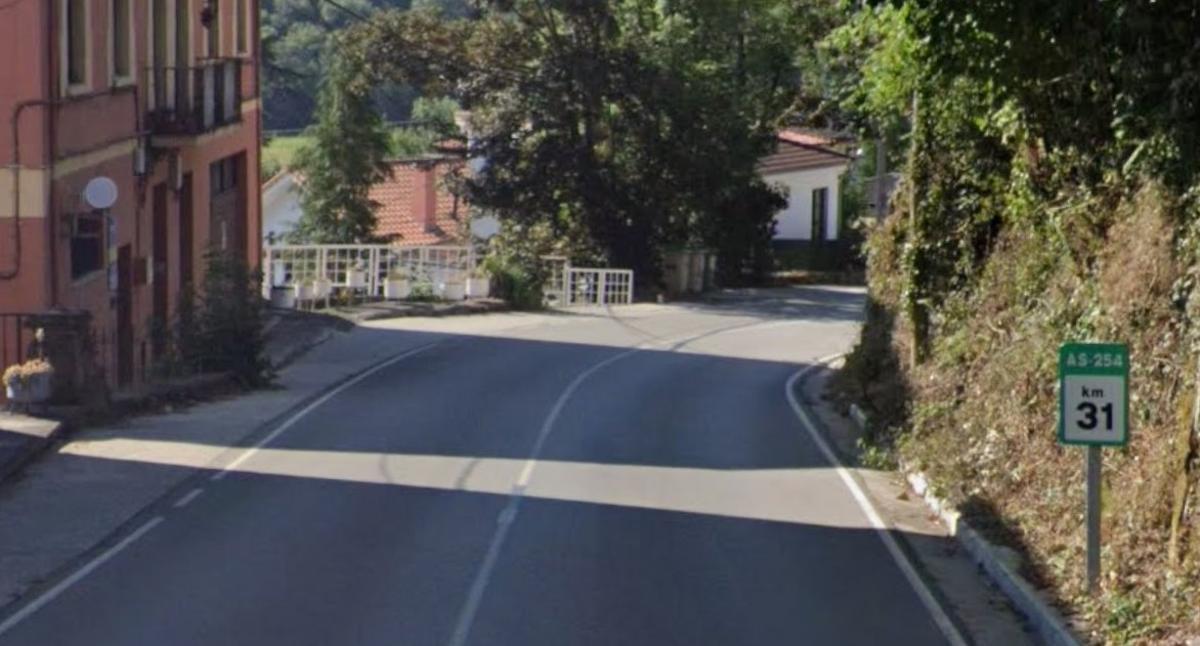 Zona donde se produjo el accidente.