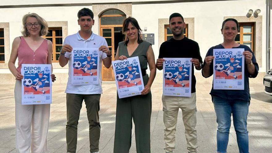 Presentación del DéporCampus, ayer, en Silleda.