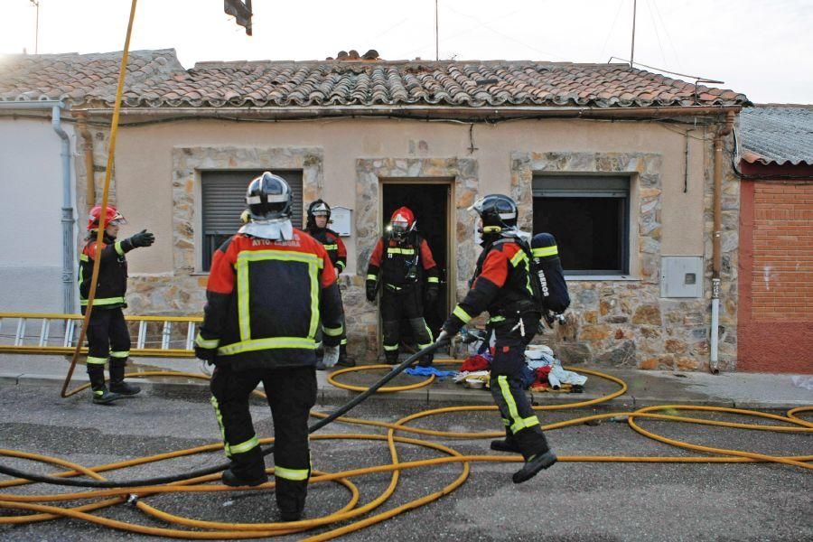 Incendio en el Espíritu Santo (Zamora)