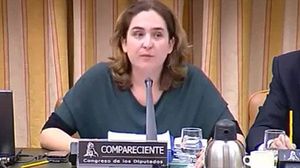 Intervenció al Congrés de la representant dels afectats pels desnonaments.