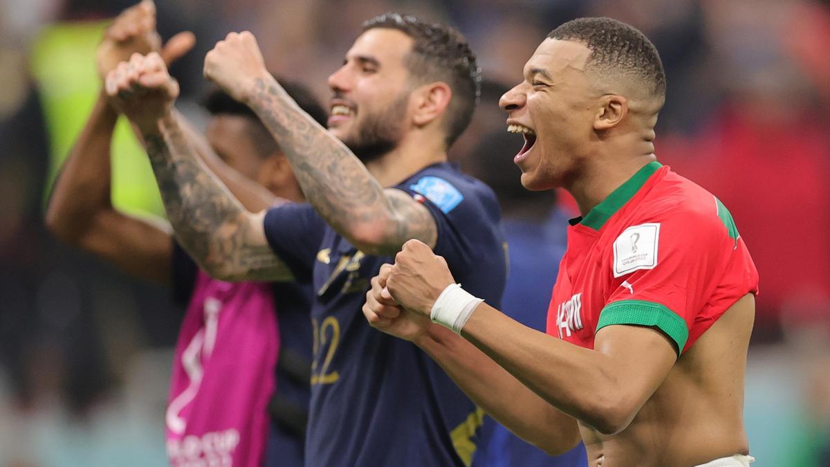 Mbappé tras su semifinal.