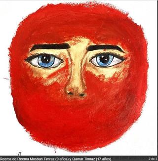 Uno de los dibujos que ilustra el cartel de la exposición.