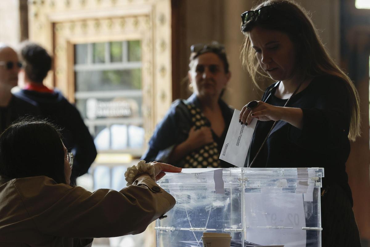 Jornada electoral en Cataluña
