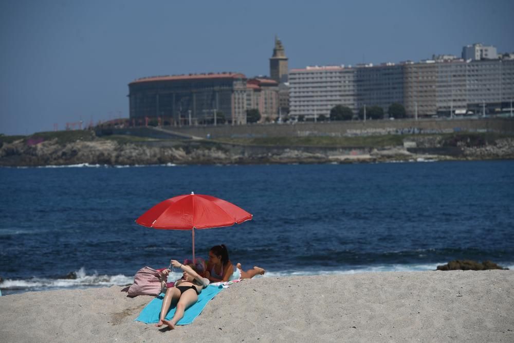 A Coruña disfruta del buen tiempo