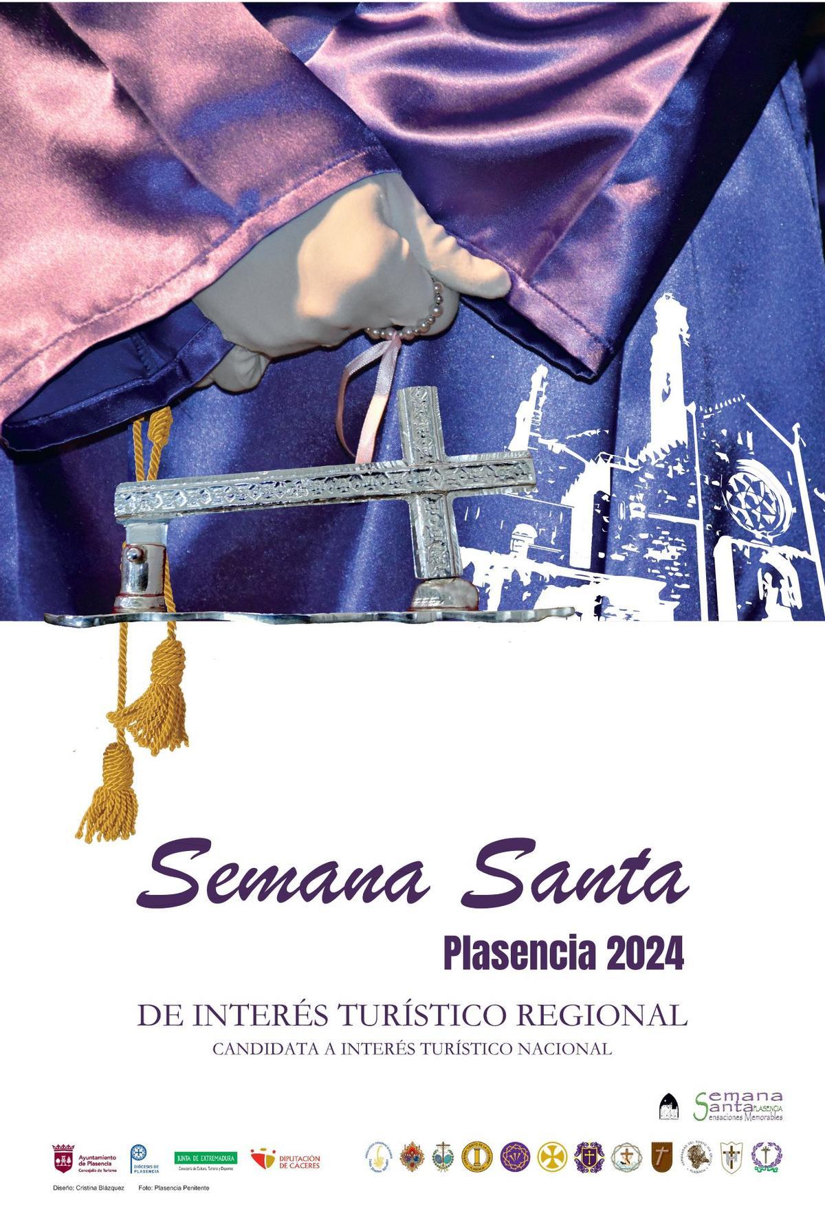 Cartel de la Semana Santa de Plasencia 2024.