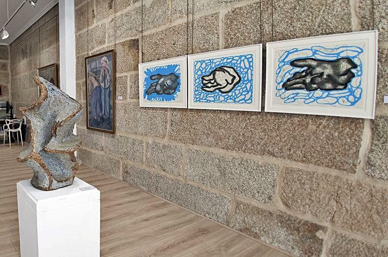 Algunhas das obras que integran os fondos da galería.