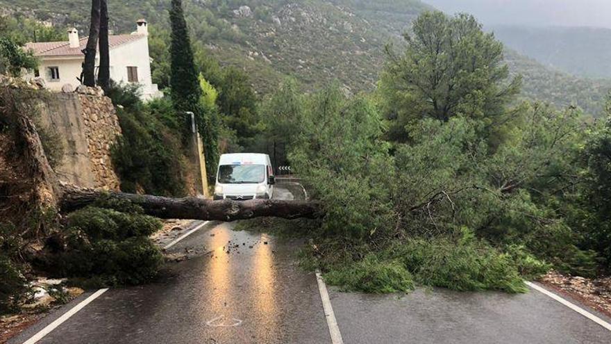 Alcalà y Alcossebre registran más de 260 litros/metro cuadrado en 24 horas