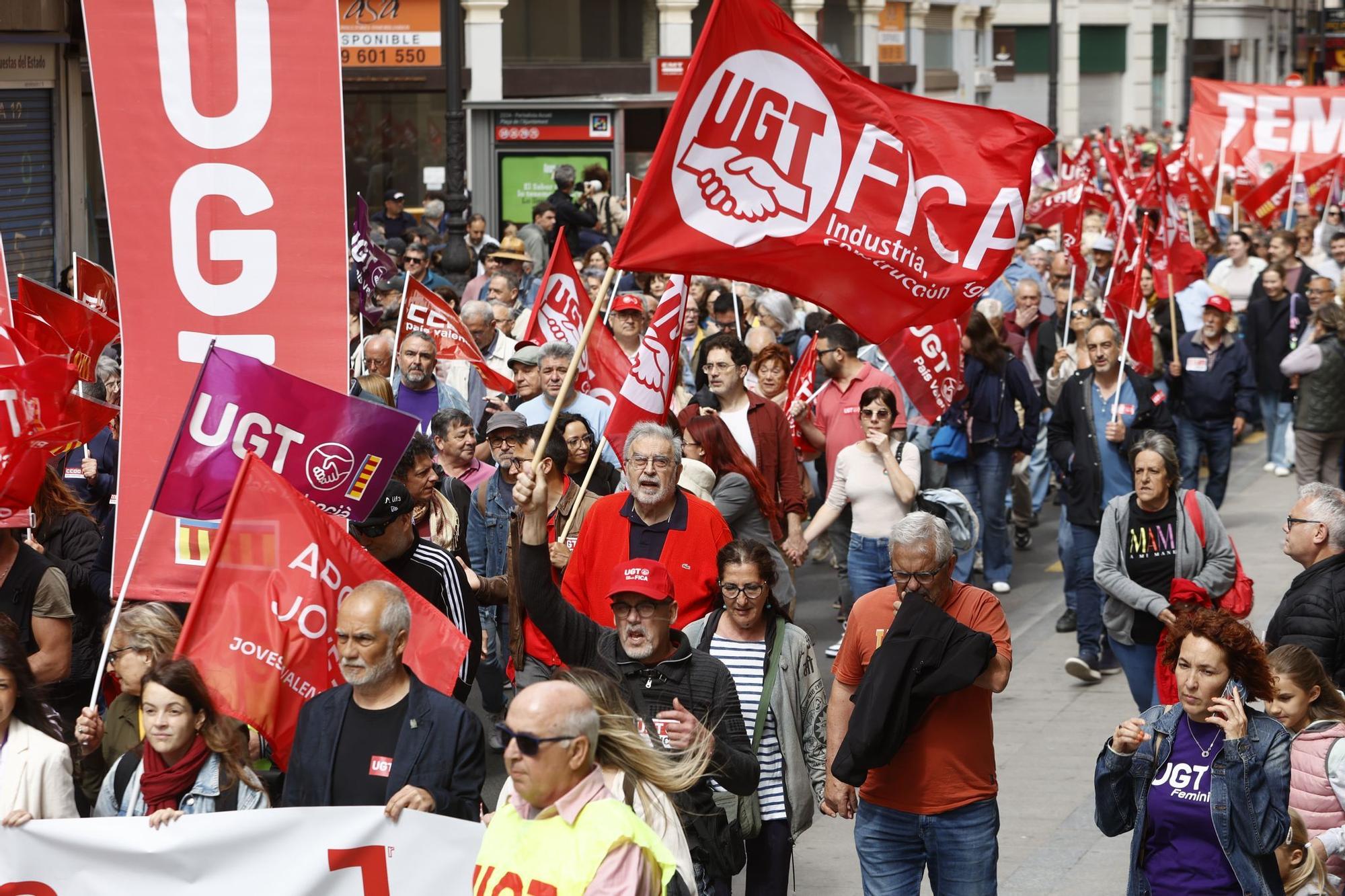 Manifestación del 1 de mayo en València