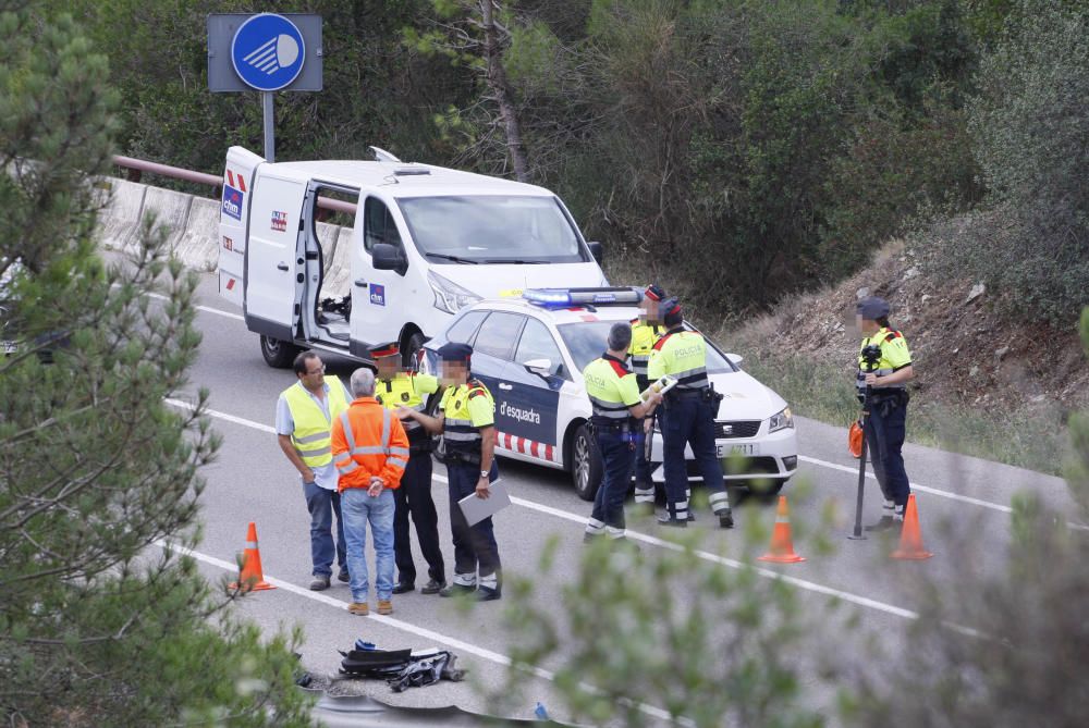 Accident de trànsit mortal a la variant de Girona